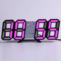 LED Digital Wall Clock Alarm 4