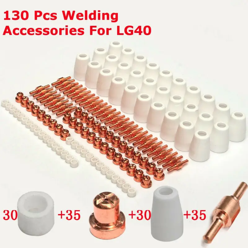 

PT31 LG40 Torch plasma Nozzle Electrode Tips Shield Cap Cup Consumables