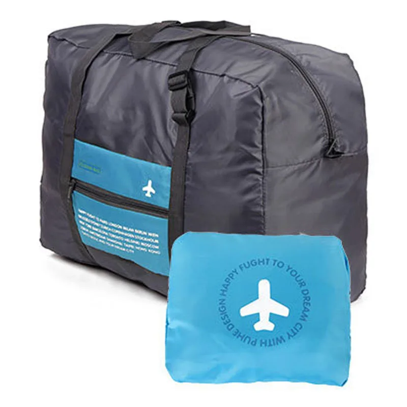 Wateproof Foldable Hand Travel Bag Unisex Suit Nylon Handbag Casual Organizer Aircraft Storage Bags Portable Small Luggage Bag storage bag travel bags canvas tote bag