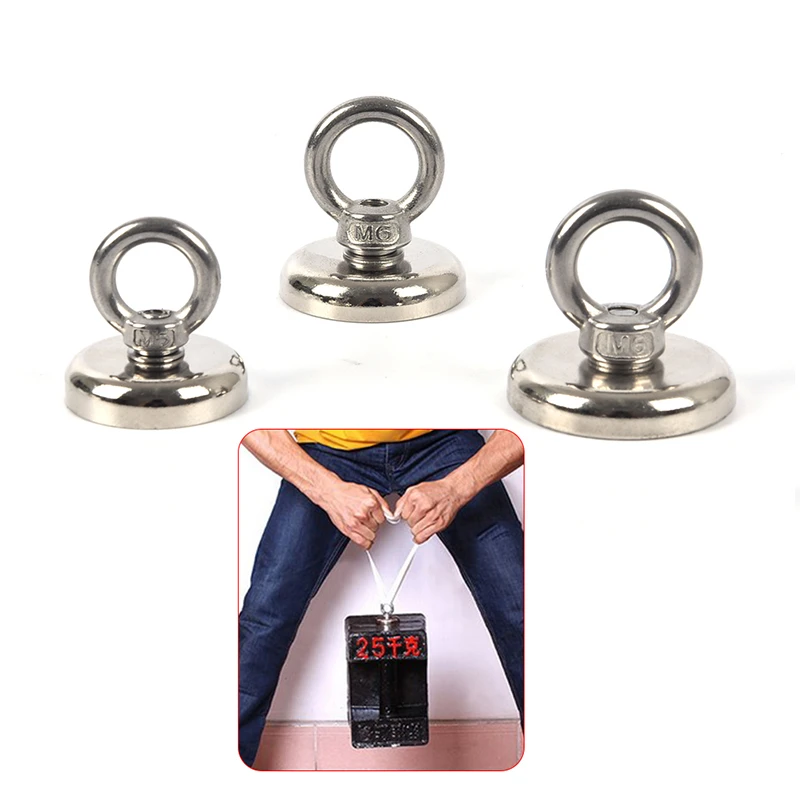 1pcs Recovery Magnet Hook Strong Sea Fishing Diving Treasure Hunting Tool