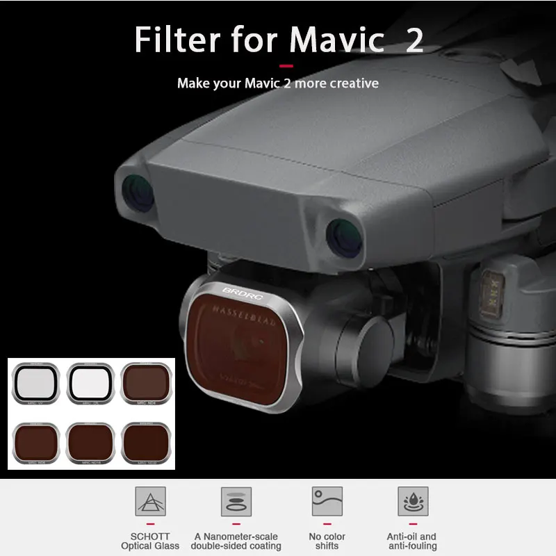 Фильтр объектива для DJI MAVIC 2 Pro Drone светильник легкий поляризационный фильтр