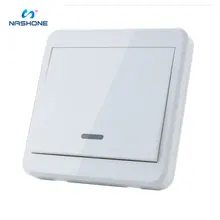 

Light Switch RF 433Hz WirelessRemote Switch 90-260V Lamp Light Remote Control Switch ON OFF Wire Wall Receiver (Sold Separately)