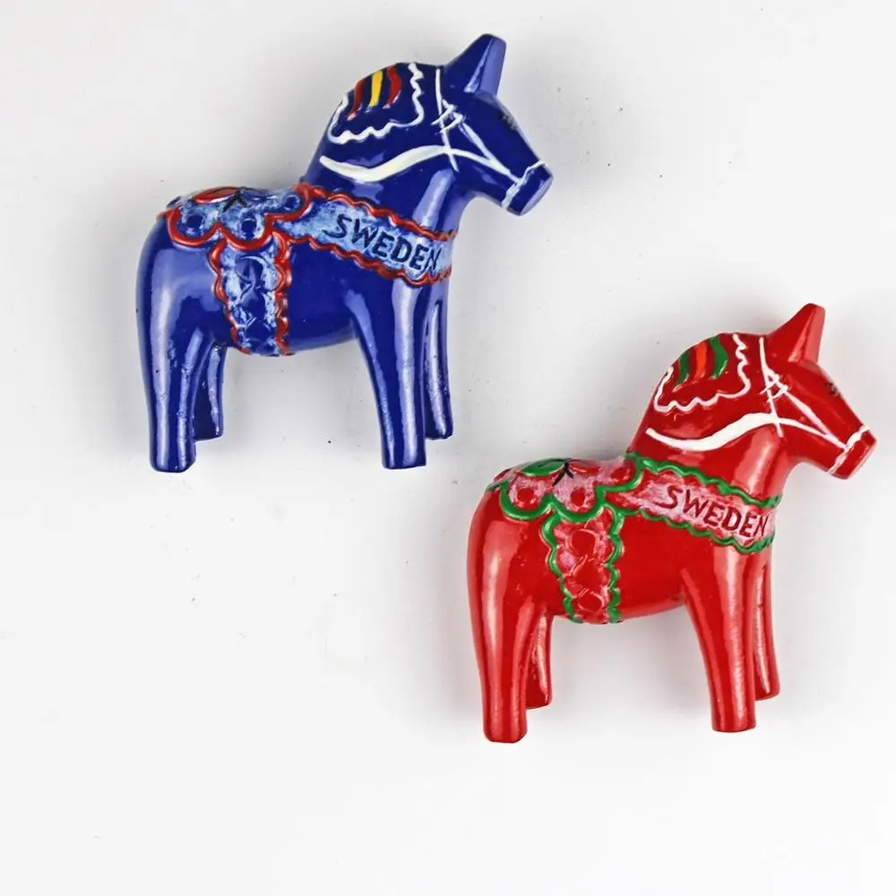 Шведские туристические подарки магнитные 3D наклейки на холодильник из