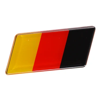 

1pc German Flag Grille Emblem Badge For Volkswagen Scirocco GOLF 7 Golf 6 Polo GTI VW Tiguan for Audi A4 A6 Car Accessories