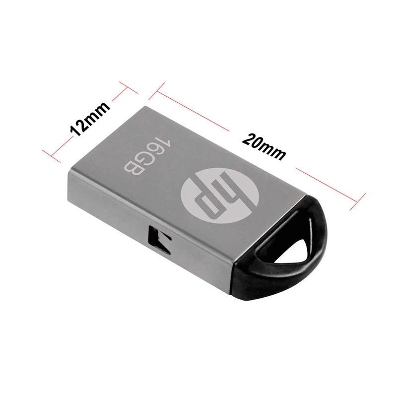 Топ hp мини металлический USB флэш-накопитель V221W Флешка 64 ГБ 32 ГБ 16 ГБ USB2.0 флэш-накопитель карта памяти USB диск пылезащитный