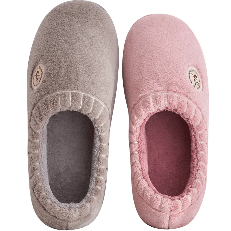 

Buy 1 Take 1 quan bao gen Cotton Slippers Couples Anti-slip Indoor Home Men And Women Autumn And Winter Warm Household Winter Tu