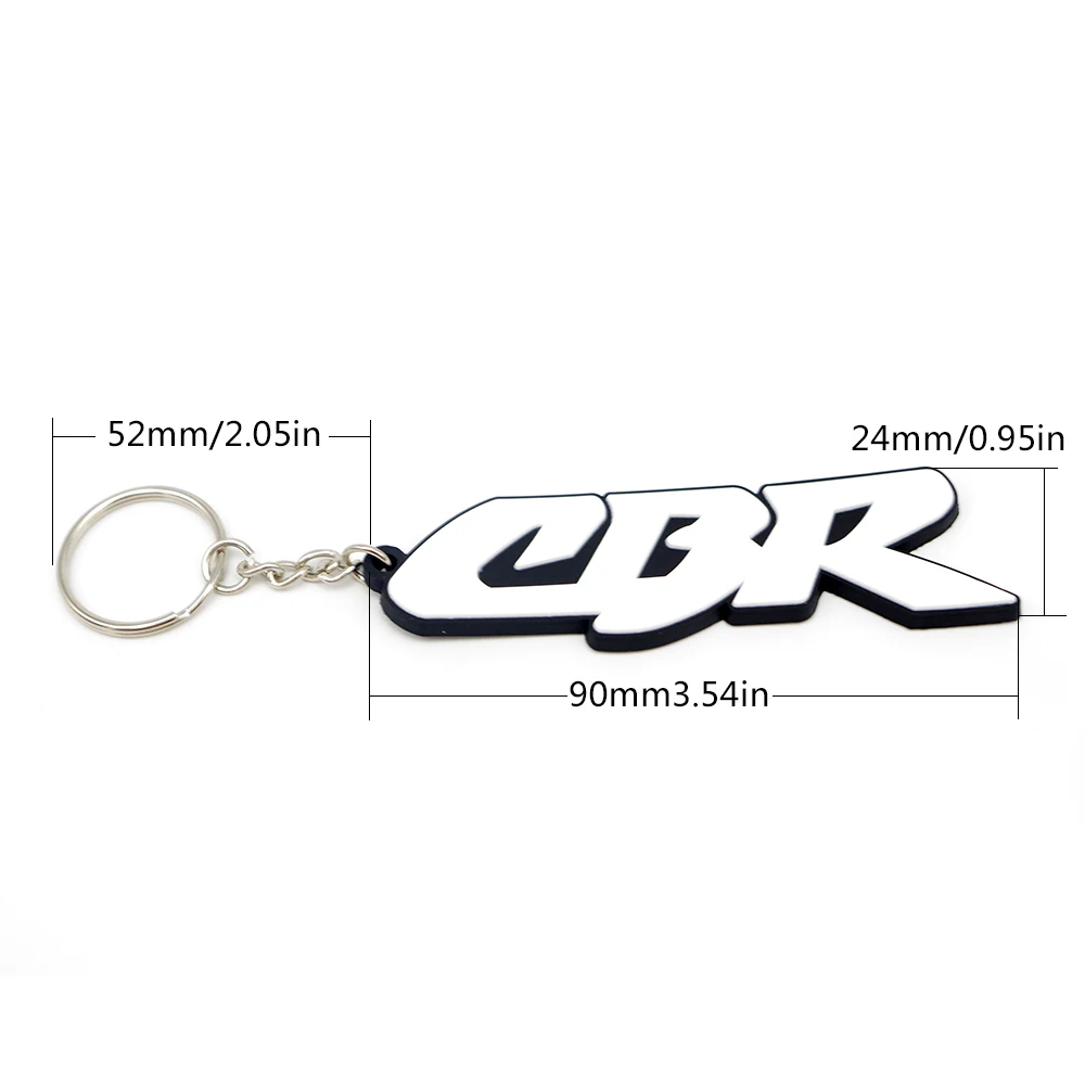Брелок для мотоцикла, резиновый брелок для Honda Suzuk Kawasaki Yamaha Ducati KTM CBR, брелок для ключей, 3D резиновый брелок
