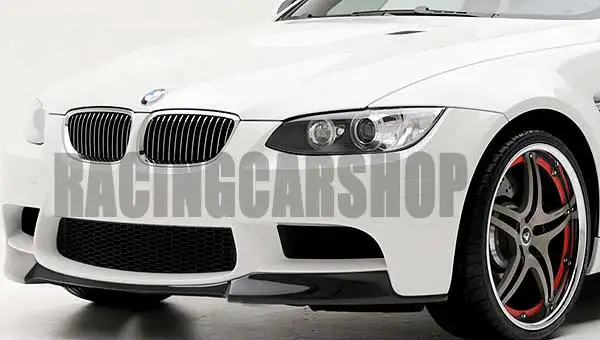 V STYLE REAL CARBON FIBER FRONT BUMPER LIP SPOILER for BMW 3-SERIES E90 E92 E9X M3 FRONT BUMPER 2007-2013