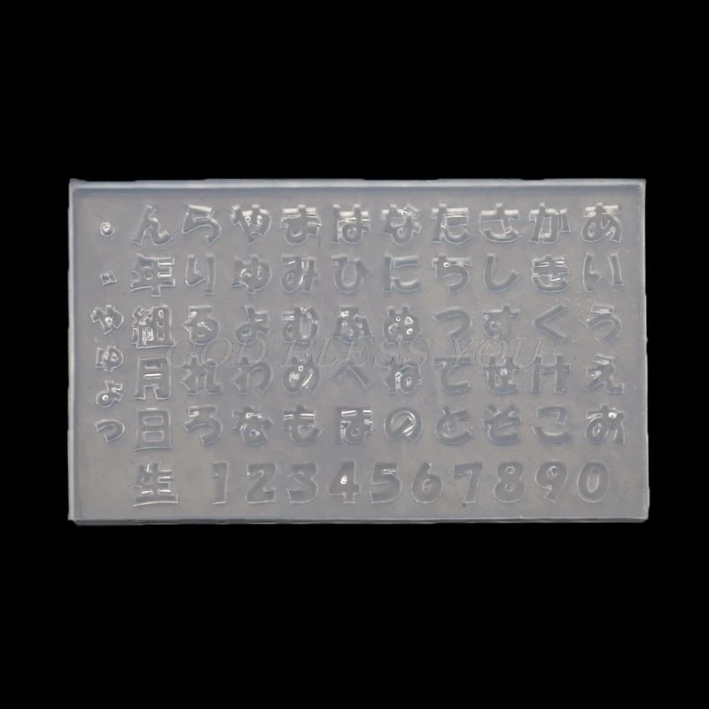 DIY японские Hiragana и Katakana полимерные формы для резьбы по ногтям алфавиты шаблоны
