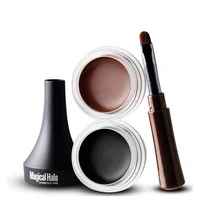 BGVfive Водонепроницаемая подводка-гель для глаз крем для век Косметика портативный многофункциональный водонепроницаемый палитра подводка для глаз крем