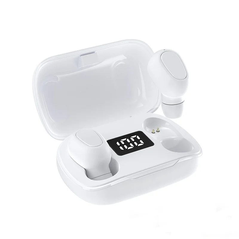 free shipping Sport type Bluetooth TWS headset wireless One ear and two ears noise reduction waterproof Portable charging box