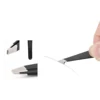 4Pcs Tweezers Professional Stainless Steel Tweezers Eyebrows Make Up Great Precision Facial Hair Splinter Ingrown Hair Removal 3