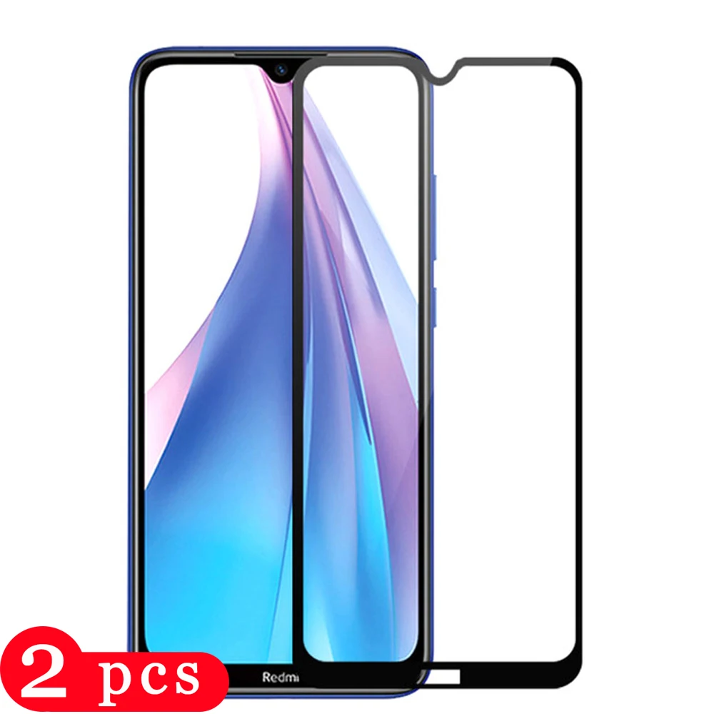 2 шт. чехол для xiaomi redmi note 9s 8 8t 7 6 pro закаленное стекло 8A 7A 6A Защитная пленка экрана