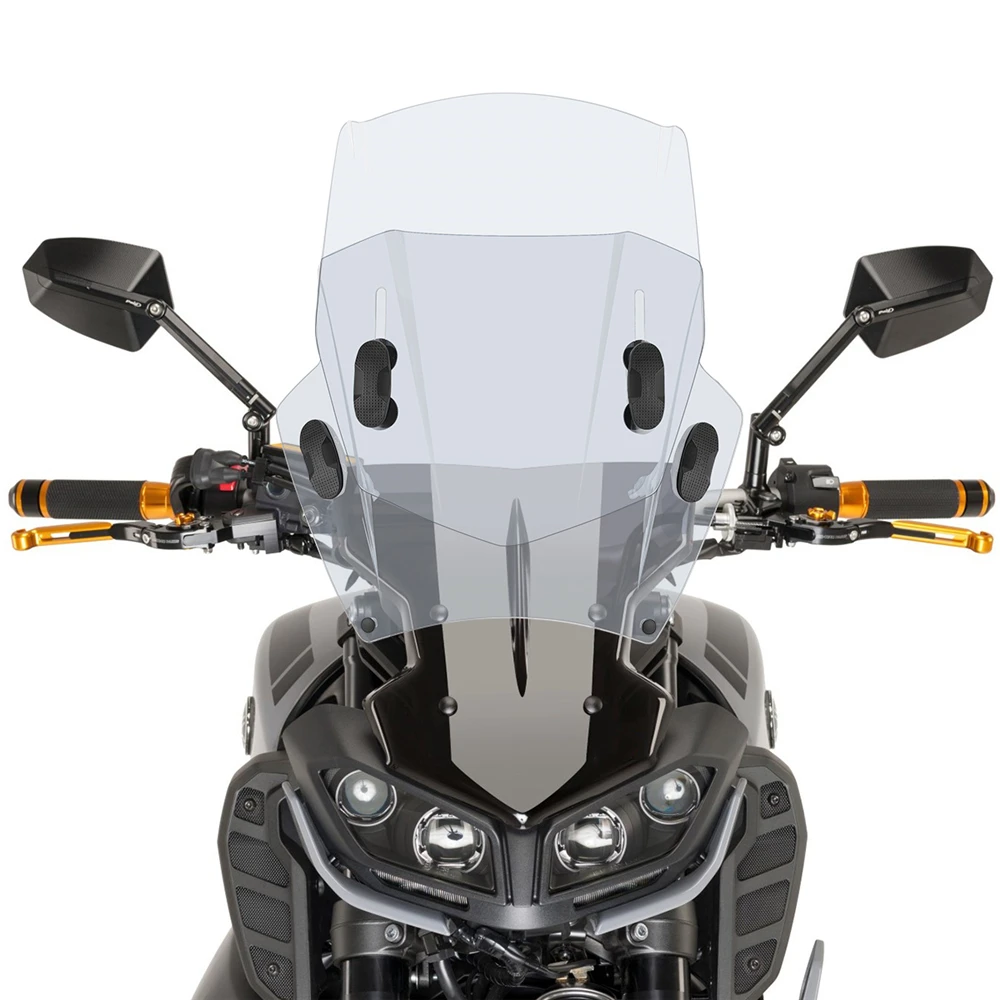 DunMenEn Motocicleta Universal Windshind Spoid-On Variable Windscreen Spoiler Extension Fit para R 1200GS F800GS para Tmax para BMW para Yamaha DunMenEn