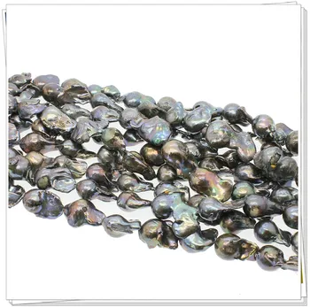 

Natural Freshwater Pearl Baroque Irregular Black Large Particles Star Jewelry DIY Necklace Bracelet Earrings Jewelry Accessories