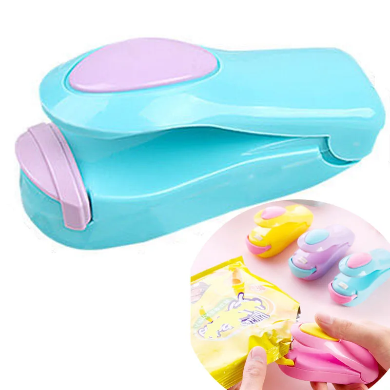 

Карманная портативная ручная мини-машина для запечатывания закусок, самозапечатывающийся электромеханический термоуплотнитель для пласт...