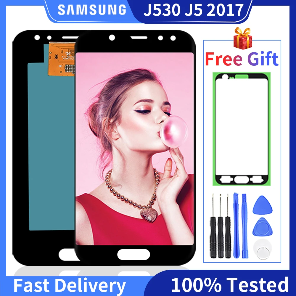 

100% tested LCD For SAMSUNG GALAXY j5 2017 J530 J530F SM-J530F LCD Display touch Screen Digitizer Assembly For J530 LCD Screen