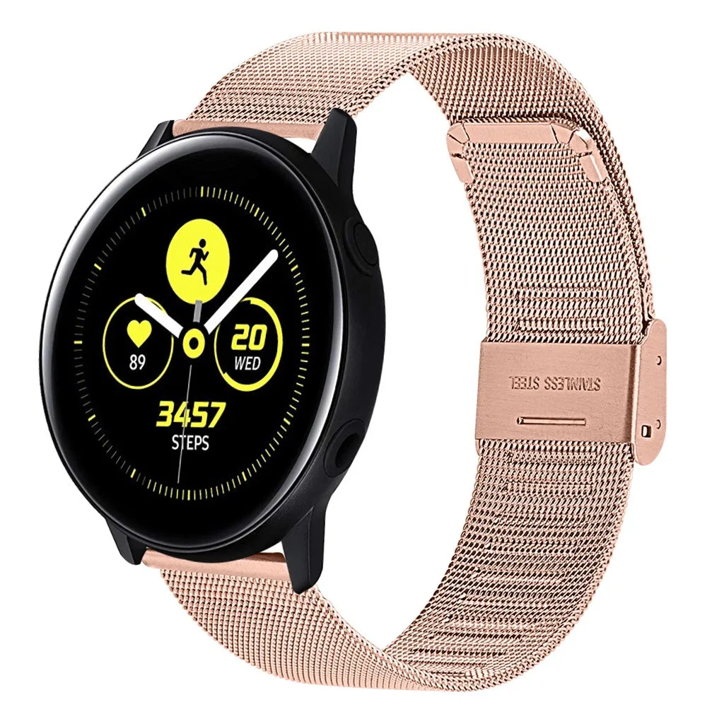 Ремешок сменный для наручных часов Samsung Galaxy Watch 3 41 45 Active 2 40/44 мм active 1 gear спортивные
