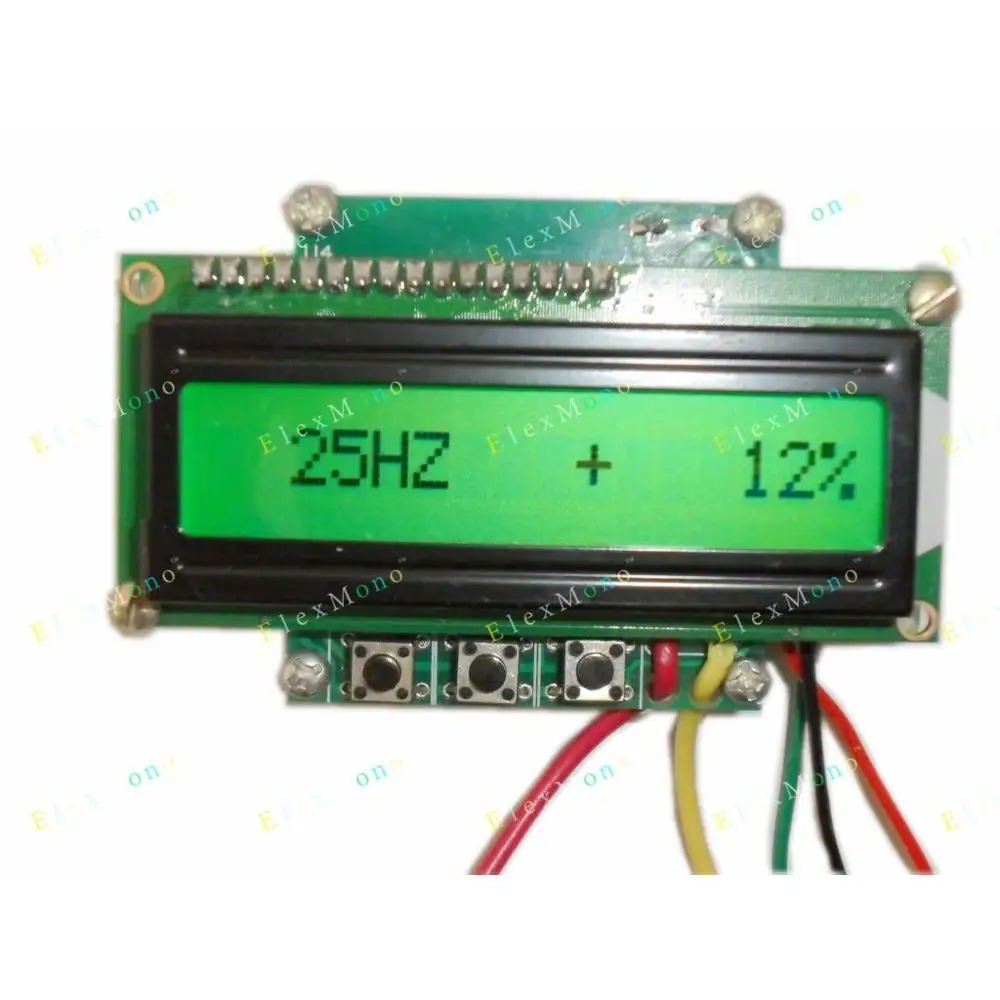 

PWM Generator DC Motor Speed Regulator ( Adjustable frequency / duty ratio ) with LCD1602 Display