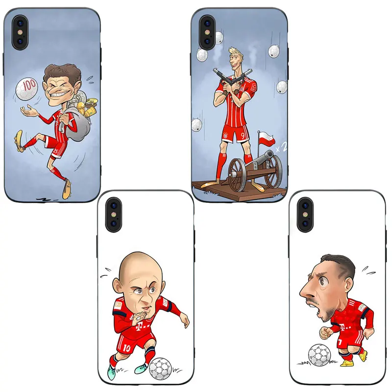 Чехол для телефона Football Lewandowski Мягкий Силиконовый Модный чехол Iphone 6 6S 7 8 Plus X XS XR 11