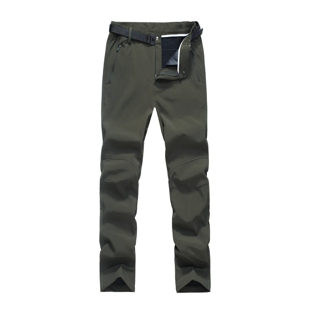 

2018 Autumn Men New Style Spring And Autumn Outdoor Wear-Resistant plus Velvet Quick-Dry Couples Outdoor Pants Large Size Waterp