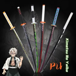 Lame Demon Slayer de 102cm, arme en Pu de Ninja, accessoires Kimetsu No Yaiba 1:1 Cos, couteau Katana, jouets épée de samouraï 
