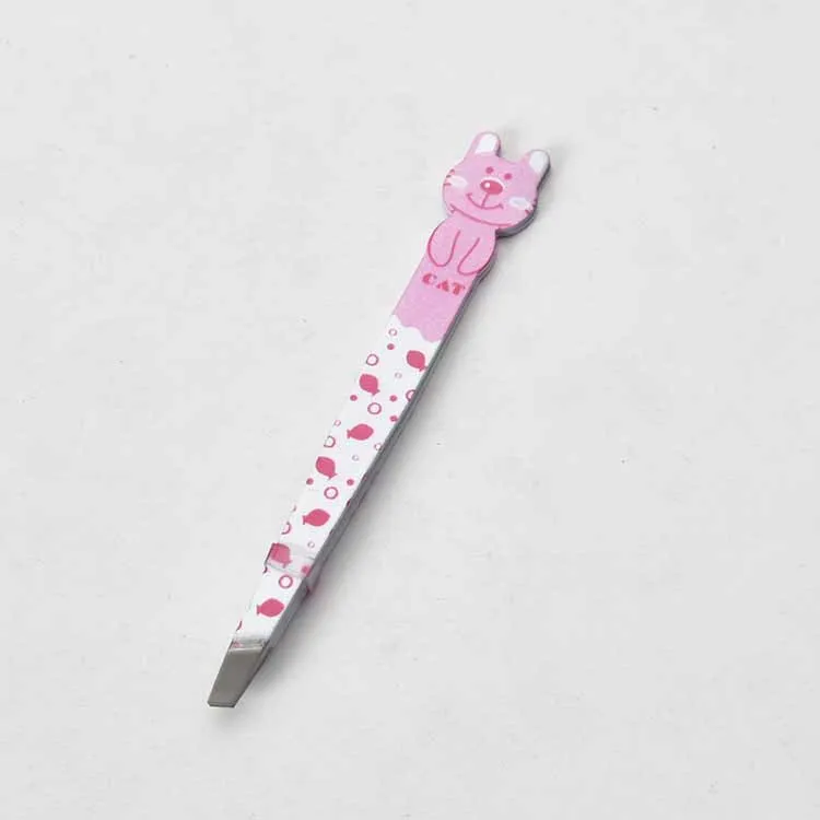 Напрямую от производителя, из нержавеющей стали, Выщипывание Бровей, инструмент, милые животные, партия, покрытые щипцы для бровей, набор косой нет