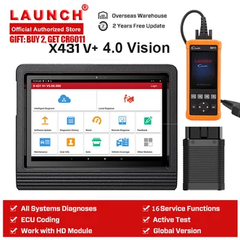 

Launch X431 V+ Car Professional Diagnostic Tool Bi-Directional Control Car Scanner ECU Coding Activation Test Scan Tool