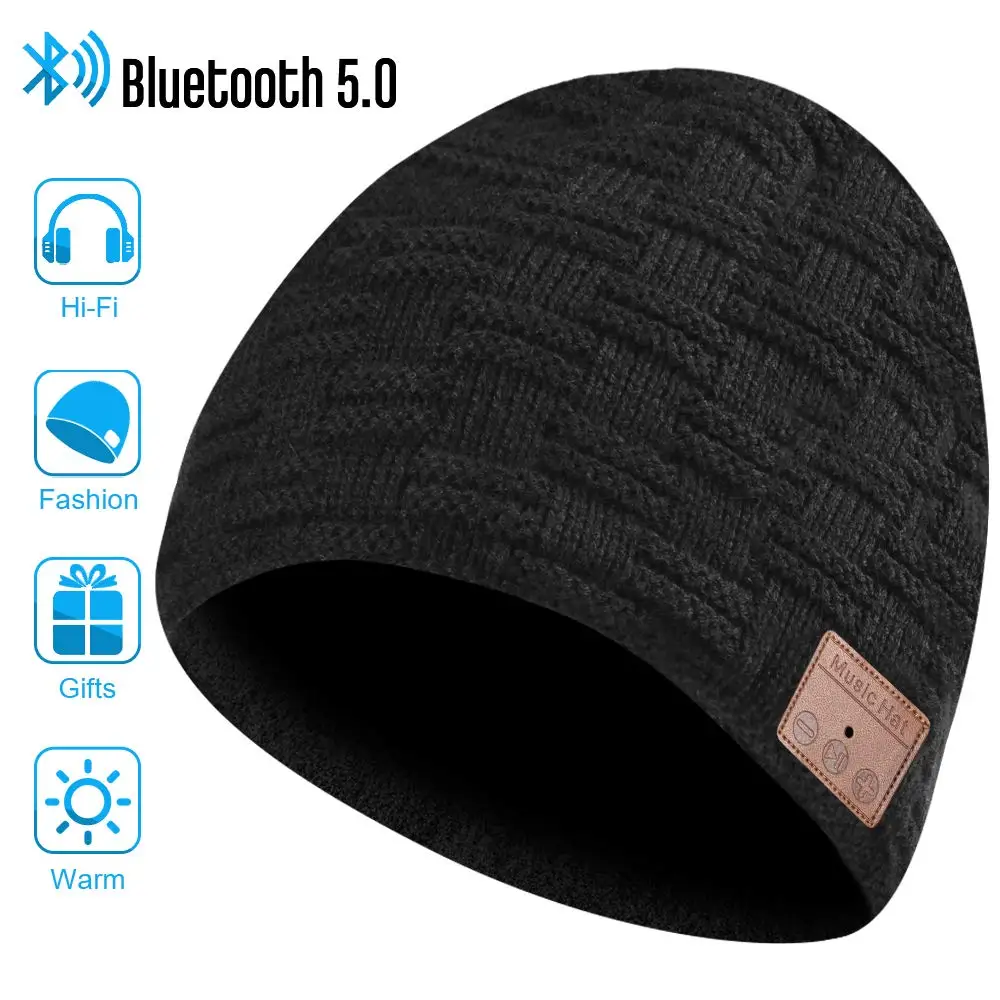 Bluetooth Беговая шапка Eastpin Beanie 5 0 HD стерео наушники зимняя электронные