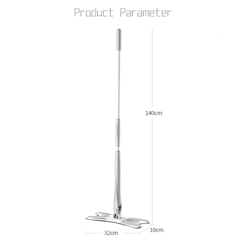 IFun X-type Швабра для уборки дома 4шт. микрофибра тряпки мытье тряпки без рук легко выжимать гарантия 1 год