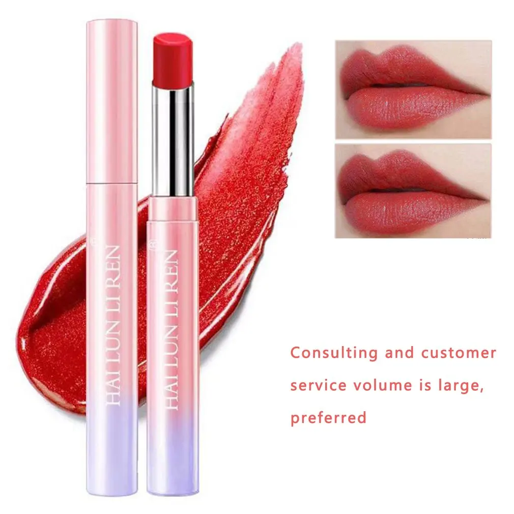 

Beauty Matte Nourishing Moisturizing Lipstick Lasting Non-Smudge Lipstick Cosmetics Permanent Lock Color Waterproof