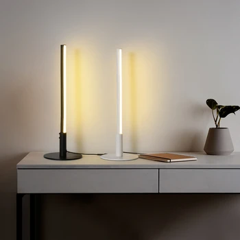 

Modern LED Desk lamp Long Hanging Lights Simple Nordic Living Room Sofa Background Table lamp Bedroom Bedside Floor Lamp