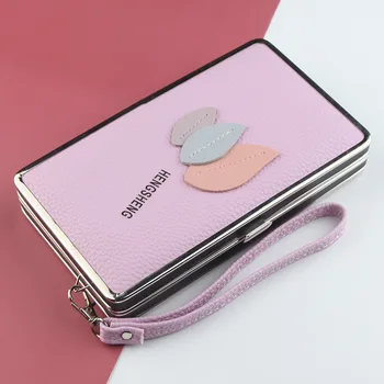 

Mini Small Square Bag 2020 Fashion New Quality PU Leather Women'S Wallet Long Clutch Bag Female Mobile Phone Bag