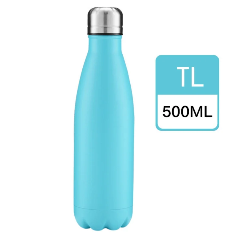 Портативная Изолированная дорожная бутылка для воды, бутылка для воды из нержавеющей стали, вакуумная Изолированная бутылка, портативная уличная Питьевая чашка - Цвет: TL