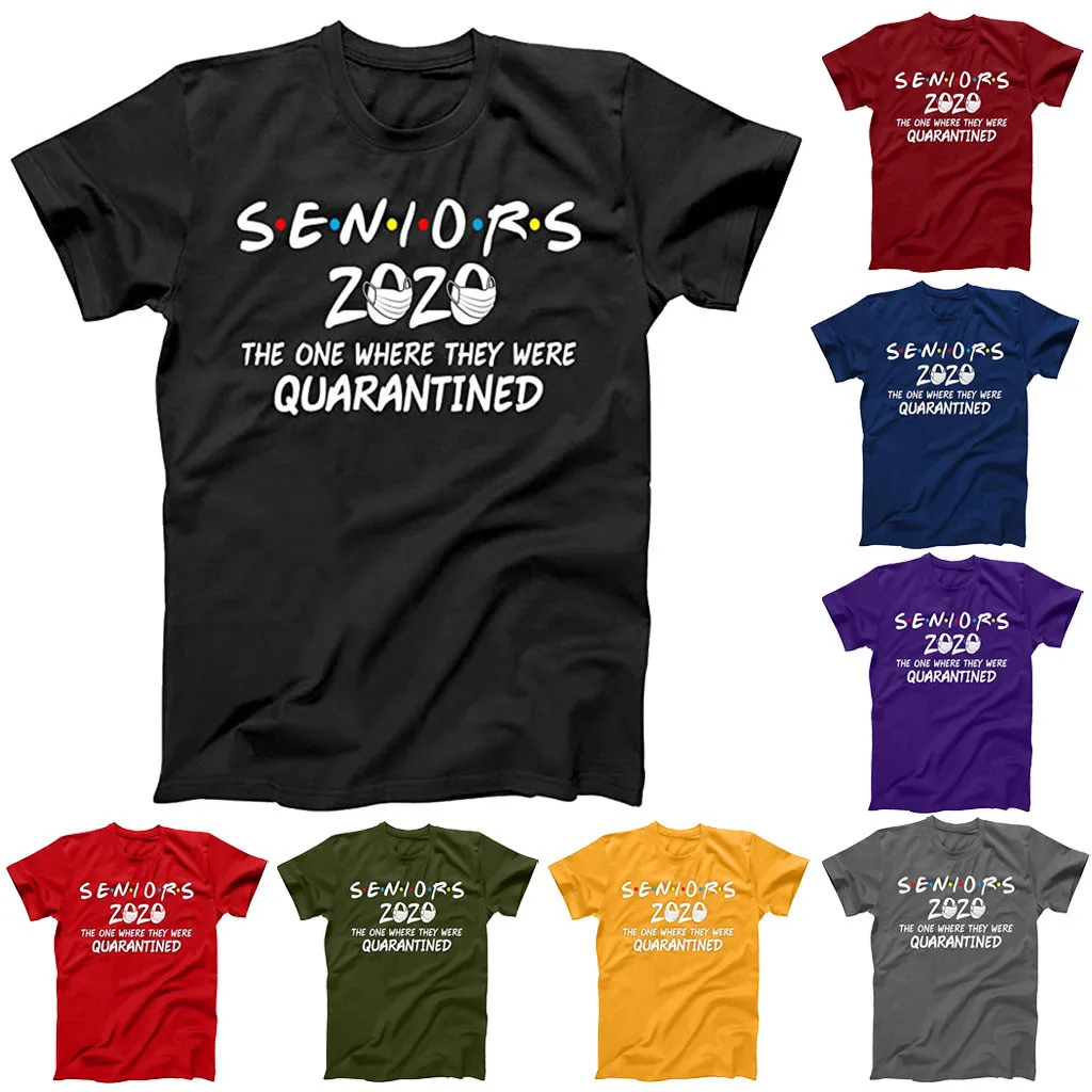 Seniors 2020 The One Where They were Quarantined Social Distancing T-Shirt