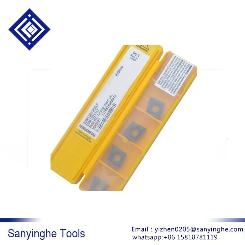 CCMT09T308LF KC5010 CCMT09T304LF KC5010 CCMT09T302LF KC5010 Kennametal CNC лезвие карбида cnc токарный инструмент(10 шт./лот