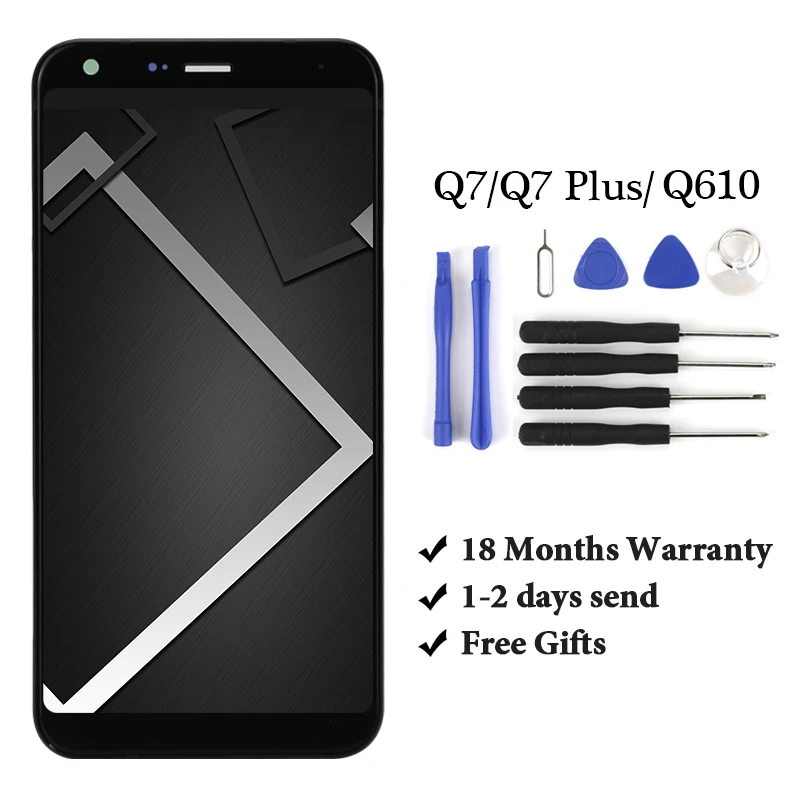 

For LG Q7/ Q7 plus LCD Display Q610 Touch Screen Digitizer With Frame Full Assembly Replacement Parts
