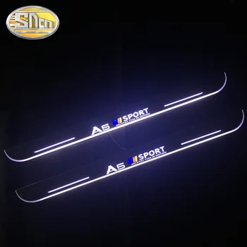 

Waterproof Acrylic Moving LED Welcome Pedal Car Scuff Plate Pedal Door Sill Pathway Light For Audi A5 B9 B8 Sedan 2010 - 2019