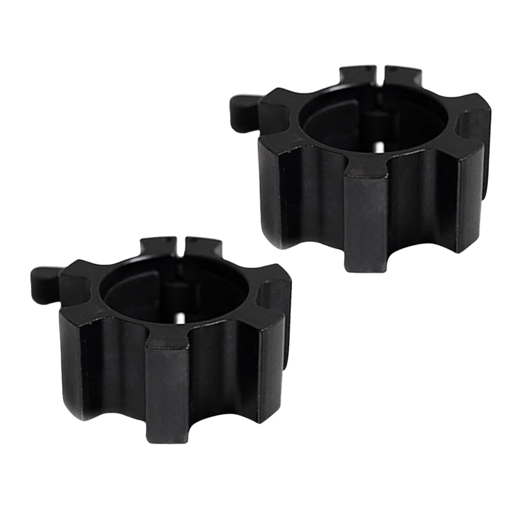 2pcs 2'' Solid Dumbbell Clamp Collars Barbell Spin Lock Gym Weight Bar Clip
