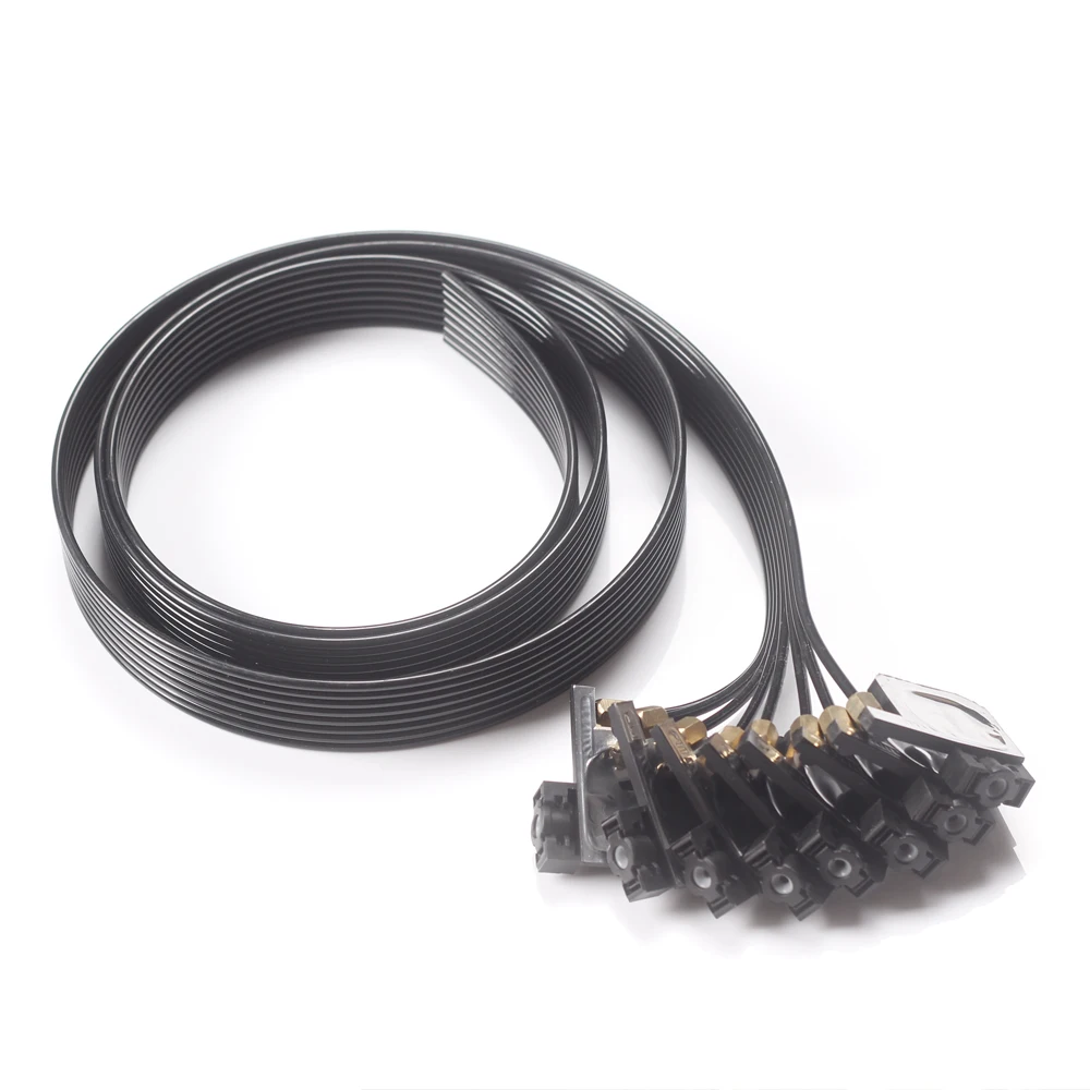 

Epson R2000 R1800 R1900 R2880 P400 P408 UV printer ink tube 8 rows damper black ink tube 8 DTG digital 8-color ink tube