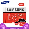 SAMSUNG nuevo Micro SD tarjeta de memoria EVO + 128 GB 64 GB 32 GB 95 MB/S 100 MB/S C10 SDHC SDXC U1 U3 TF 64G 32G tarjetas 100% Original cartão de memória  tarjeta micro sd ► Foto 1/3