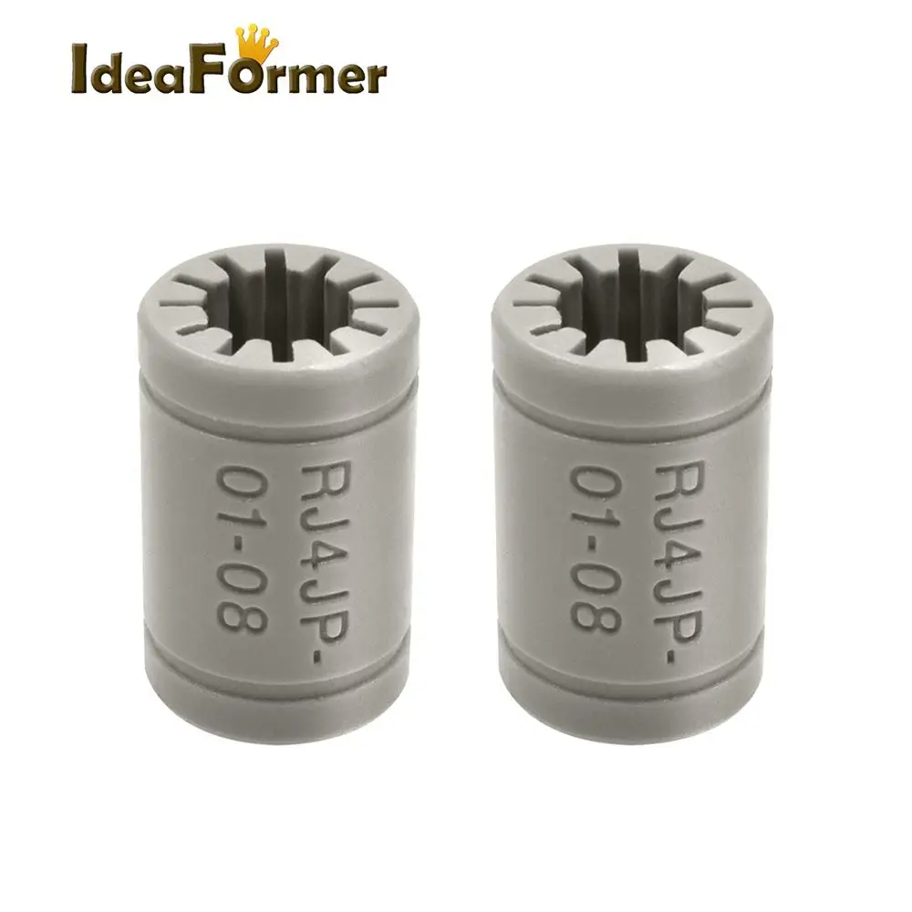 IdeaFormer 5/10pcs 3d 프린터 부품 플라스틱 RJ4JP-01-08 LM8UU 8mm 선형 볼 베어링 부싱 부시 Anet A8 Prusa I3