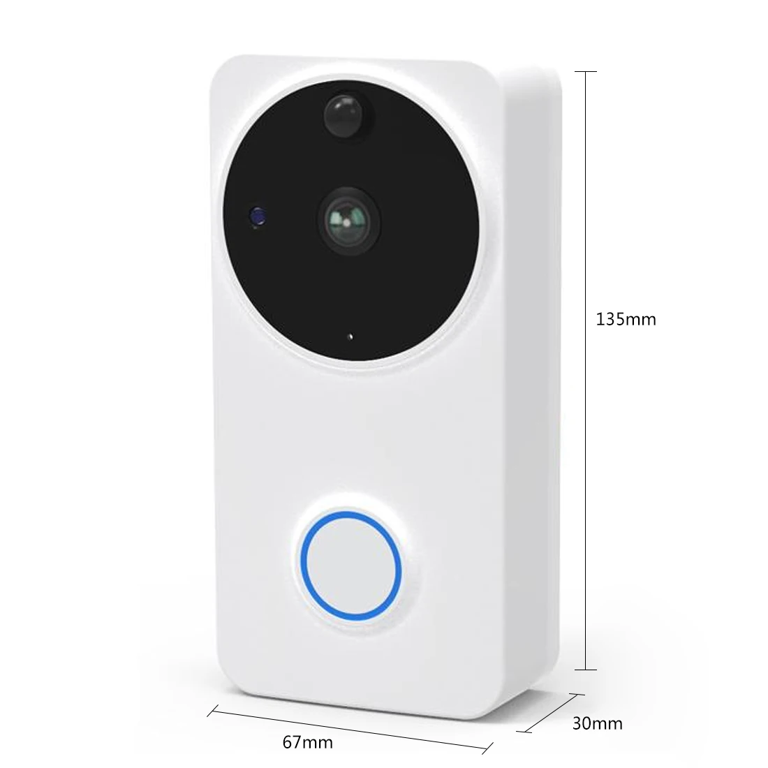 Видео дверной звонок музыкальный дверной звонок Сигнализация дверь ip-камера для домофона батарея Открытый водонепроницаемый для iOS Android