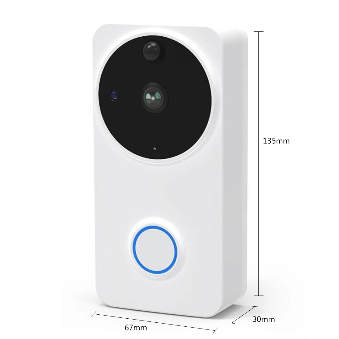 Видео дверной звонок Сигнализация дверь для iOS Android Smart wifi розетка ip-камера для домофона батарея наружная Музыка дверной звонок Водонепроницаемый