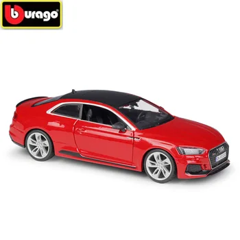 

BBURAGO 1:24 AUD RS5 Coupe Diecasts Simulation Alloy Car Model Toy Ornaments with Display Base Favorite Toy Gifts for Kids