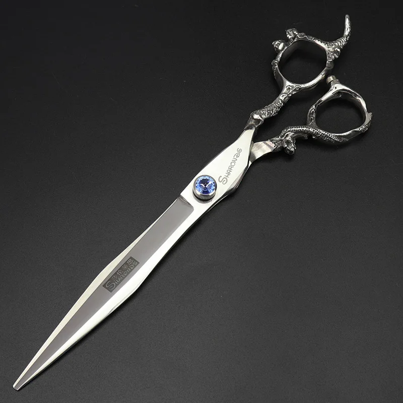 9 inch cut 7 дюймов, 8 дюймов, 9 дюймов, красивые ножницы для стрижки волос домашних животных, набор профессиональных ножниц для кошек, собак, инструмент для моделирования - Цвет: 9 inch cut