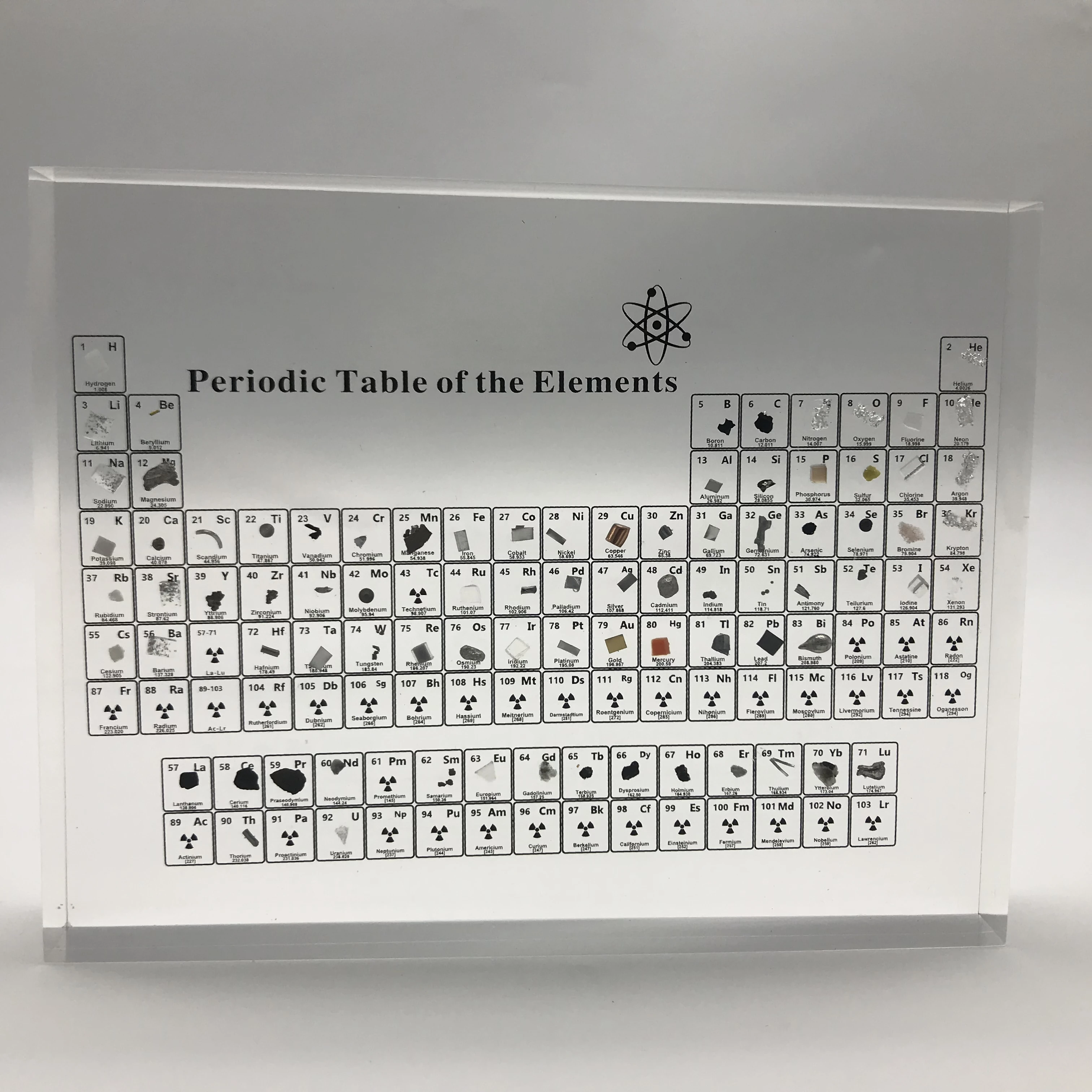 Periodic Table Of Elements Periodic Table Display With Real Elements Kids Teaching Teachers Day Gifts Periodic Table Acrylic Aliexpress