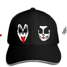 Бейсбольная кепка KISS FACES BAND, музыкальная, жесткая, Классическая, рок-н-ролл, snapback, S K537, остроконечная Кепка