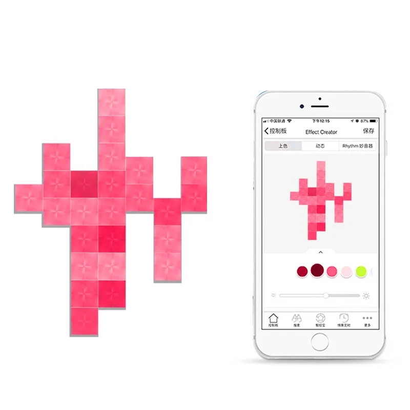 2019 Original Nanoleaf Canvas Full Color Smart Kit Light Board Rhythm Edition For Xiaomi Mijia Appl