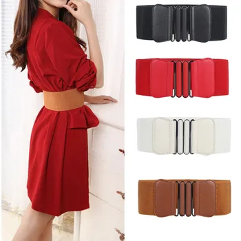 

Fashion Vintage Belts for Women Solid Buckle Waist Belt Casual Waistband Adjust Dress Strap Dress Accessories Female Belt